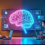 Comparação visual entre marketing B2C e B2B com uso de inteligência artificial no Brasil